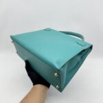 Hermes Kelly 32 Epsom Bleu Paon GHW