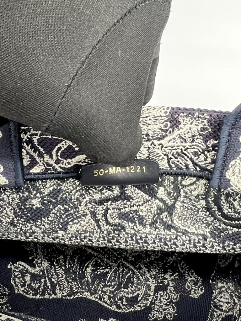 Dior Small Book Tote Canvas Toile De jouy Blue