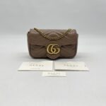 Gucci  Marmont Super Mini Nude GHW