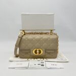 DIOR Small Jolie Top Handle Powder Beige Pearl GHW