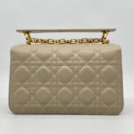 DIOR Small Jolie Top Handle Powder Beige Pearl GHW