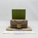 Gucci Marmont Super Mini Nude GHW