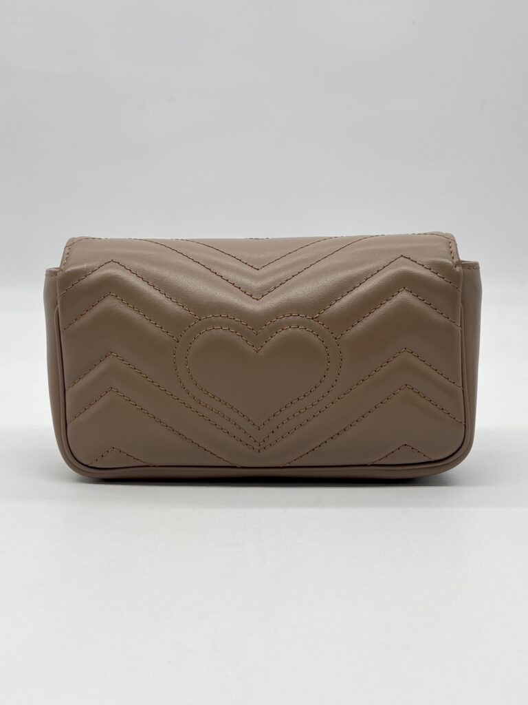 Gucci Marmont Super Mini Nude GHW
