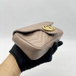 Gucci Marmont Super Mini Nude GHW
