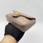 Gucci Marmont Super Mini Nude GHW