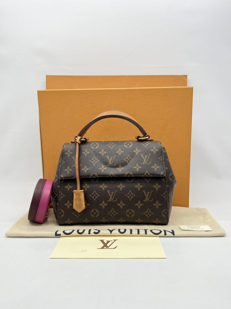 Louis Vuitton Cluny BB Monogram Bordeaux Fuchsia GHW