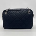 Prada Impuntu Shoulder Bag Nylon Black SHW