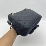 Prada Impuntu Shoulder Bag Nylon Black SHW