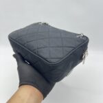 Prada Impuntu Shoulder Bag Nylon Black SHW