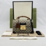 Gucci Padlock Bamboo GG Supreme Brown Black GHW