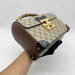 Gucci Padlock Bamboo GG Supreme Brown Black GHW