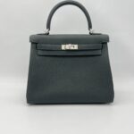 Hermes Kelly 25 Togo Vert Fonce PHW