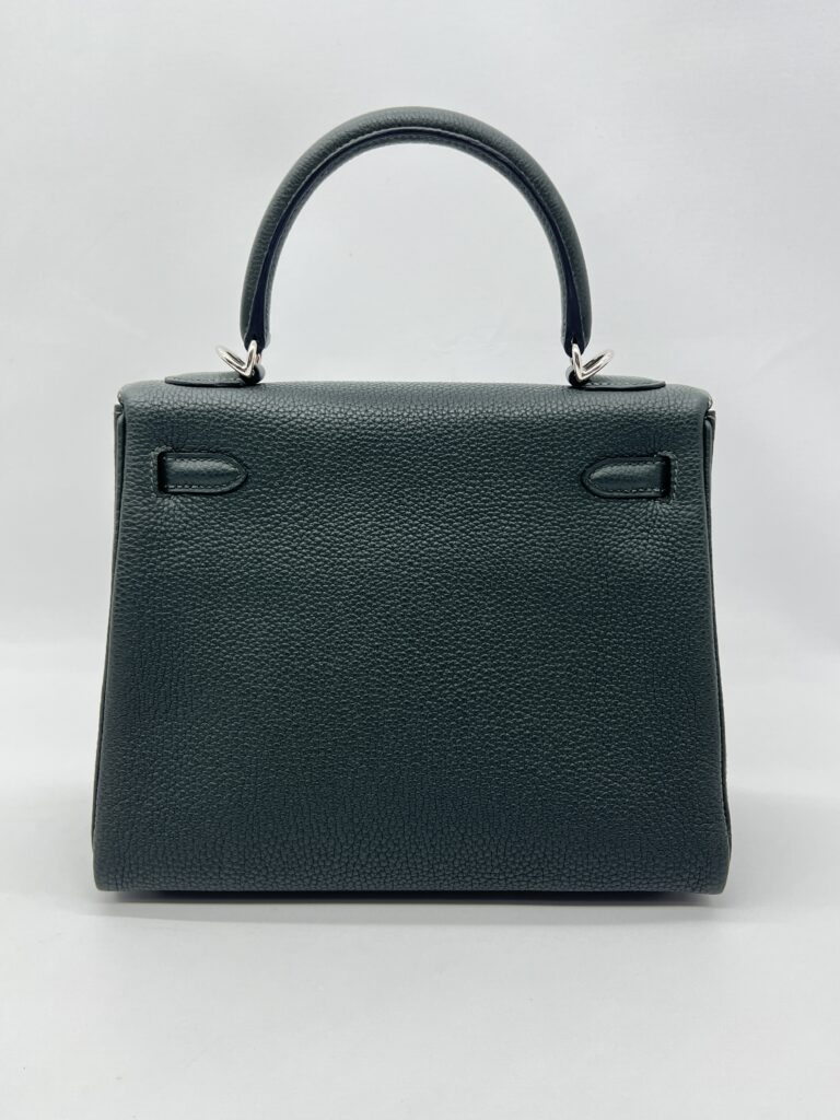 Hermes Kelly 25 Togo Vert Fonce PHW