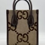 Gucci Mini Vertical Tote Jumbo GG Canvas GHW