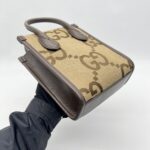 Gucci Mini Vertical Tote Jumbo GG Canvas GHW