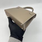 Hermes Mini Kelly 20 Epsom Etoupe PHW