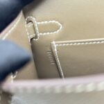 Hermes Mini Kelly 20 Epsom Etoupe PHW