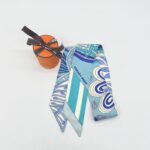 Hermes Twilly Le Jardin De La Maharani Blue Glacier