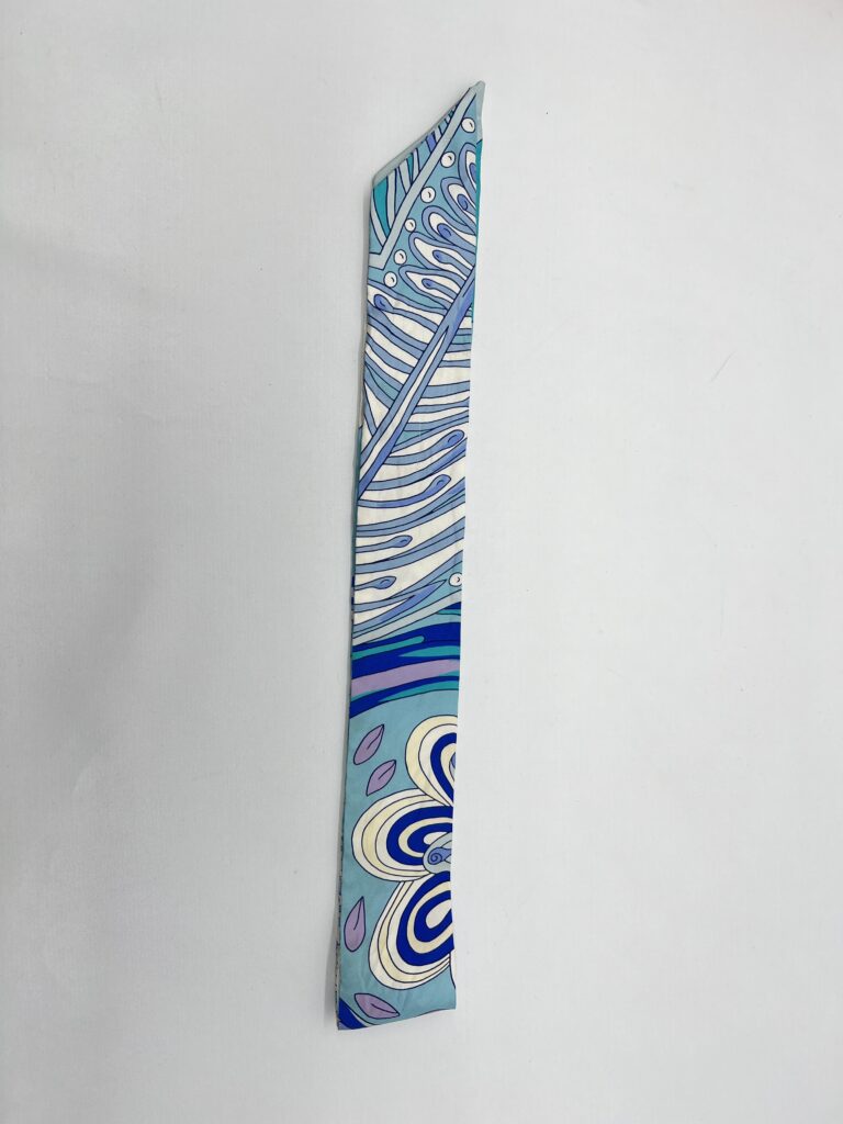 Hermes Twilly Le Jardin De La Maharani Blue Glacier