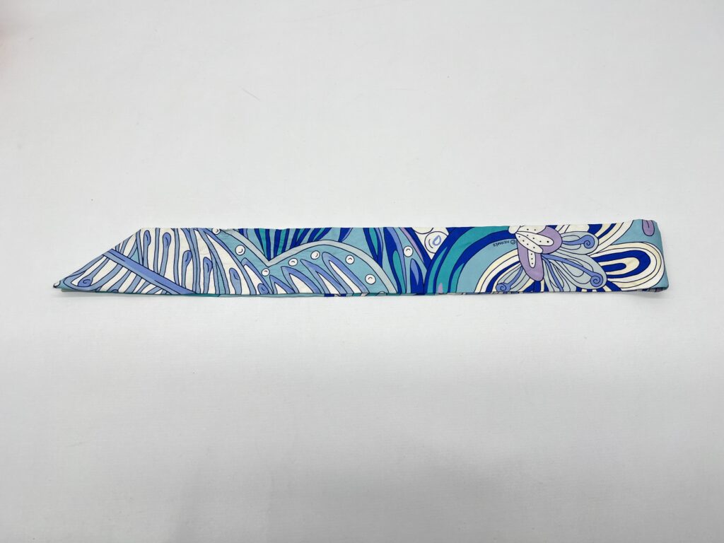 Hermes Twilly Le Jardin De La Maharani Blue Glacier
