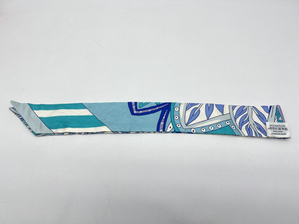 Hermes Twilly Le Jardin De La Maharani Blue Glacier