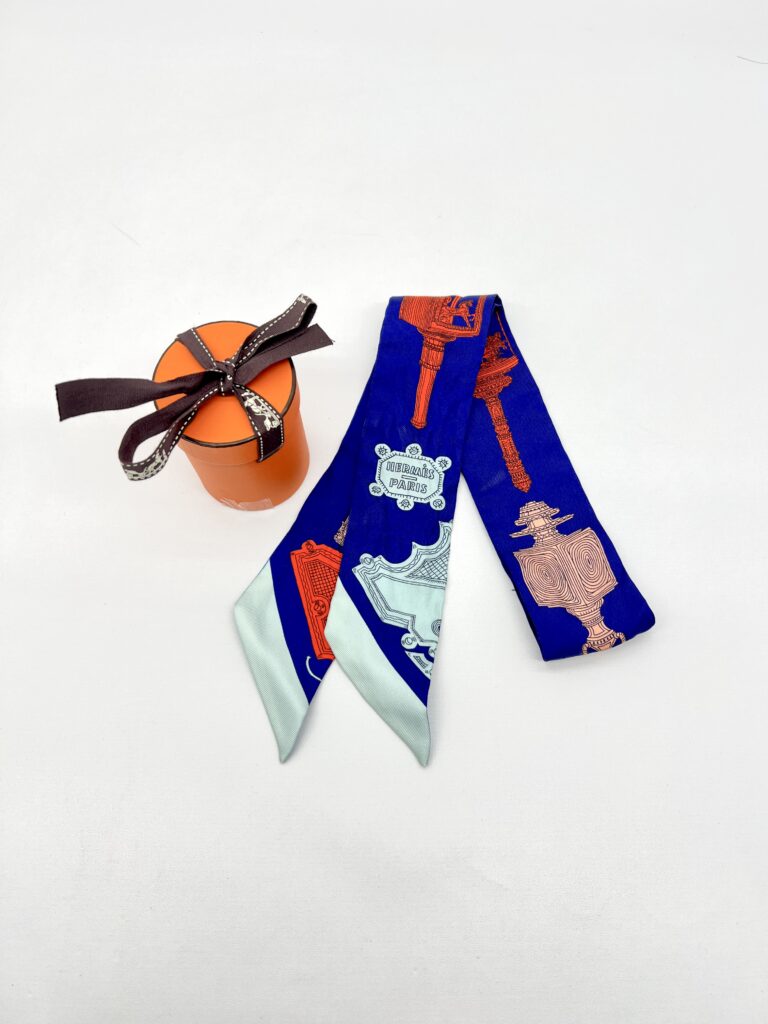 Hermes Twilly Merveilleuses Blue Glace Colorway