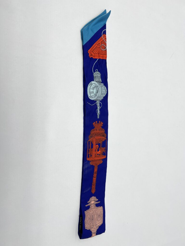 Hermes Twilly Merveilleuses Blue Glace Colorway