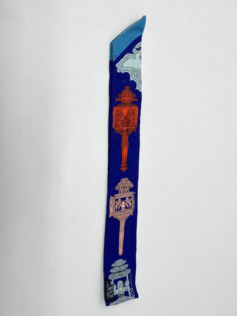 Hermes Twilly Merveilleuses Blue Glace Colorway