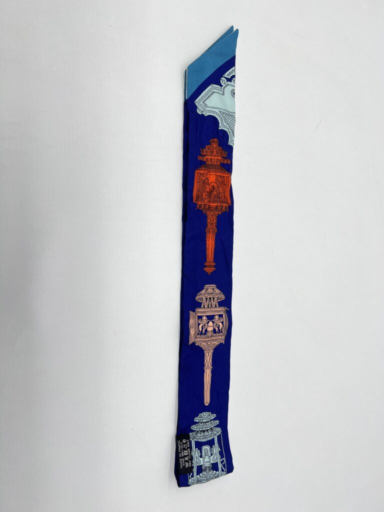 Hermes Twilly Mervelleuses Blue Glace Colorway