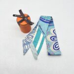 Hermes Twilly Le Jardin De La Maharani Blue Glacier