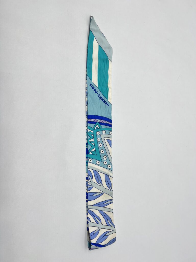 Hermes Twilly Le Jardin De La Maharani Blue Glacier
