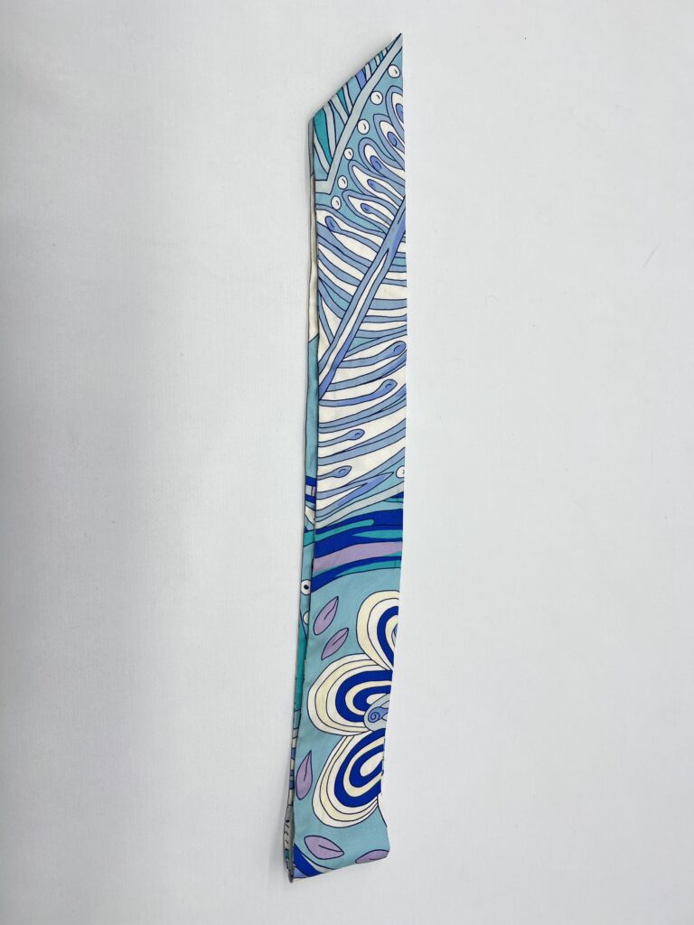 Hermes Twilly Le Jardin De La Maharani Blue Glacier