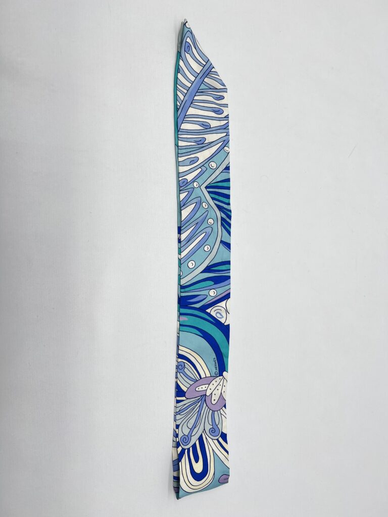 Hermes Twilly Le Jardin De La Maharani Blue Glacier