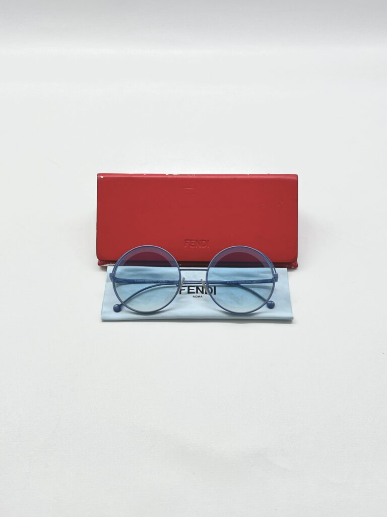 Fendi Round Sunglasses FF0343/S Blue