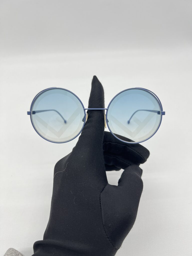 Fendi Round Sunglasses FF0343/S Blue