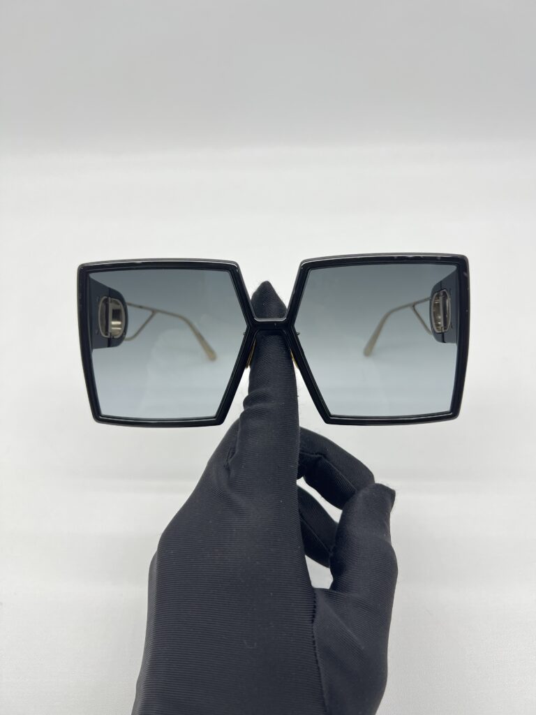 Dior 30 Montaigne Sunglasses Black Gold