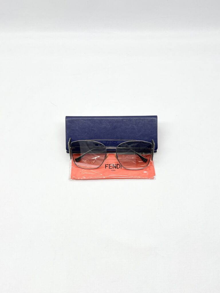 Fendi Sunglasses Crystal Silver