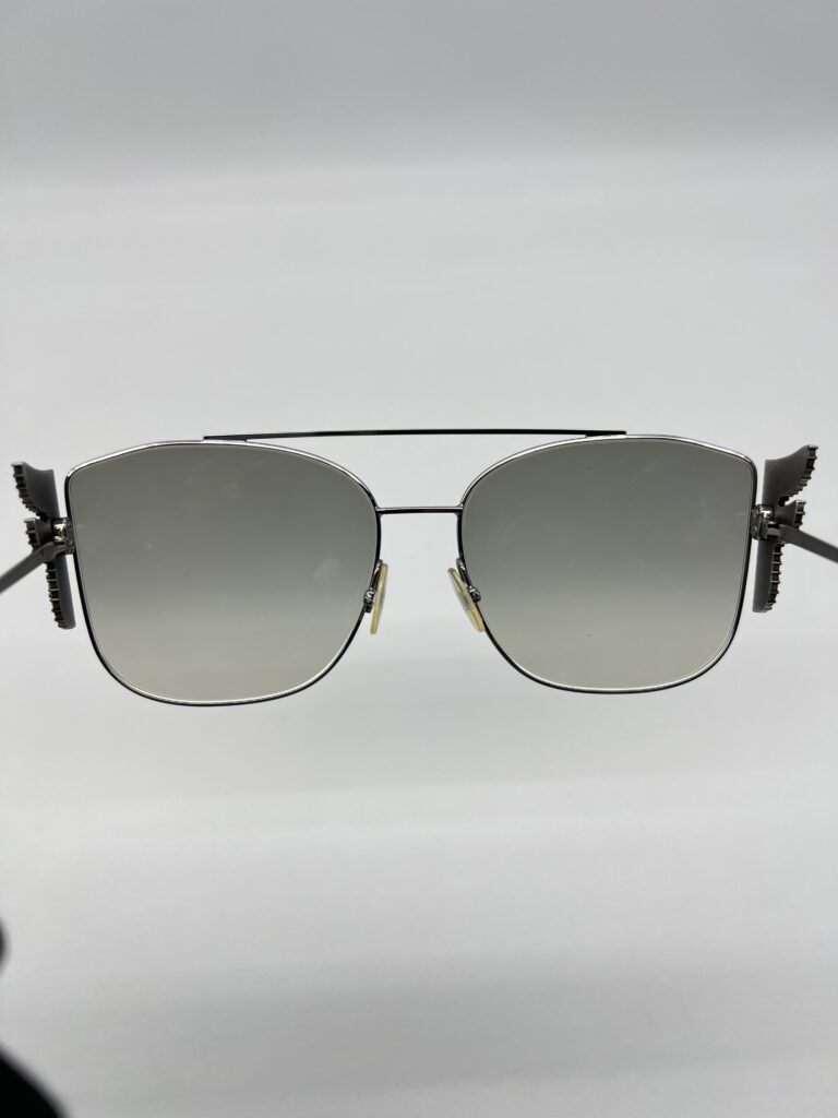 Fendi Sunglasses Crystal Silver