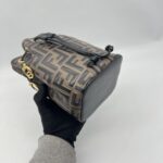 Fendi Mon Tresor Mini Bucket FF Brown Black