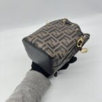 Fendi Mon Tresor Mini Bucket FF Brown Black