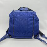 Bottega Veneta Backpack Flap Intrecciato Canvas Blue