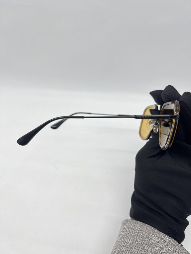 Prada SPR57X Sunglasses Yellow Black