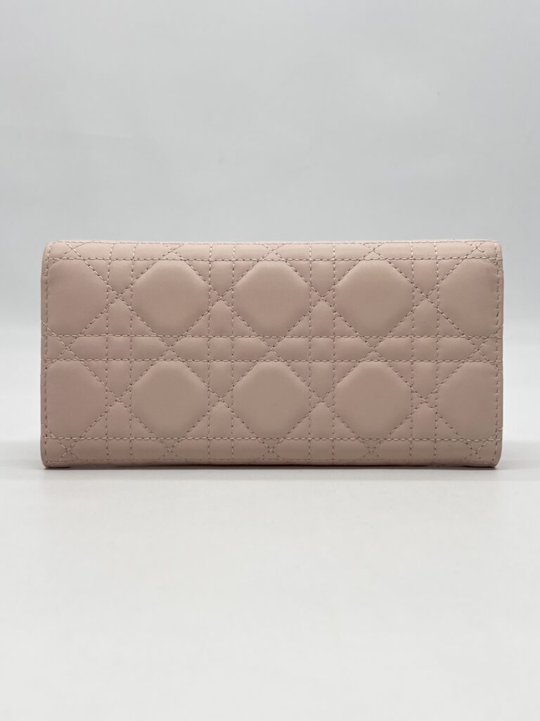 Dior My Dior Violet Wallet Lambskin Rose Poudre GHW