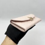 Dior My Dior Violet Wallet Lambskin Rose Poudre GHW