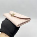 Dior My Dior Violet Wallet Lambskin Rose Poudre GHW