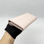 Dior My Dior Violet Wallet Lambskin Rose Poudre GHW
