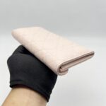 Dior My Dior Violet Wallet Lambskin Rose Poudre GHW