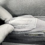 Saint Laurent Envelope Large Bag Grained Black GHW