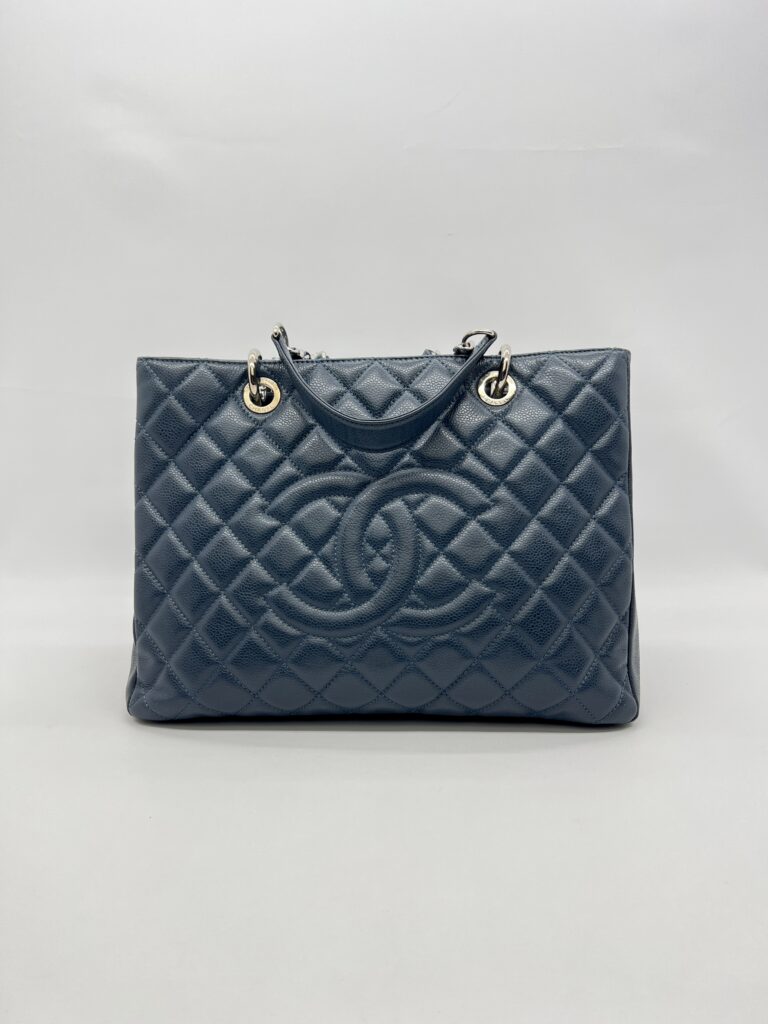 Chanel GST Caviar Navy SHW