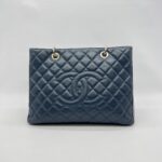 Chanel GST Caviar Navy SHW
